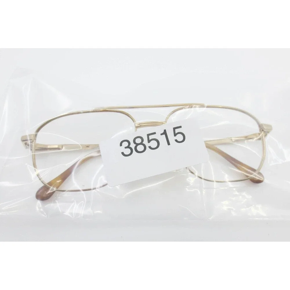 Oxford Polo Club Gold Aviator Eyeglasses 100% Titan 015 56-16-140 Mens Frames